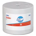 Wypall X50 Jumbo Roll White Perforated Reusable Wipes, 1100-Count thumbnail 1