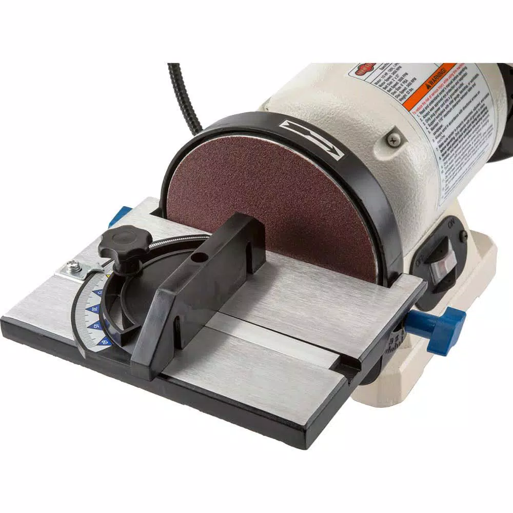 Shop Fox 2 in. x 27 in. Belt and 6 in. Disc Benchtop Combo Sander, 1/3 HP, 120V
