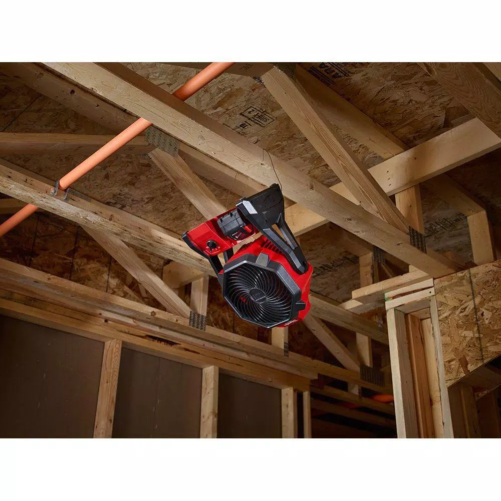 Milwaukee M18 18V Lithium-Ion 4-1/2 in. Cordless Cut-Off Grinder and M18 Jobsite Fan Combo Kit