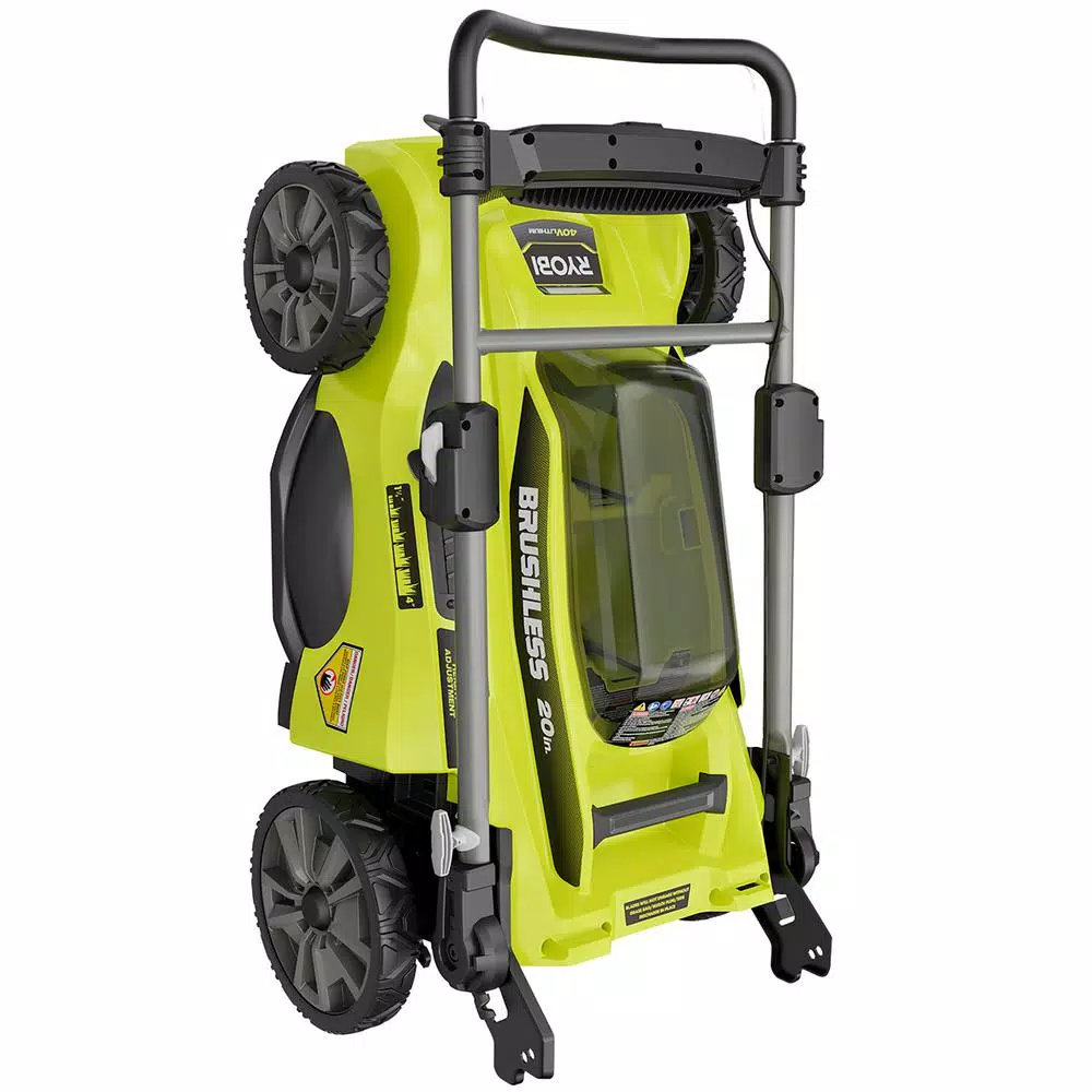 RYOBI 40V 20 in. Brushless Cordless Push Lawn Mower with 6 Ah Battery and Charger Included