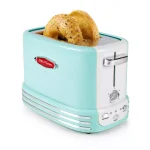 Nostalgia Retro Series 2-Slice Aqua Wide Slot Bagel Toaster with 5 Browning Levels thumbnail 1