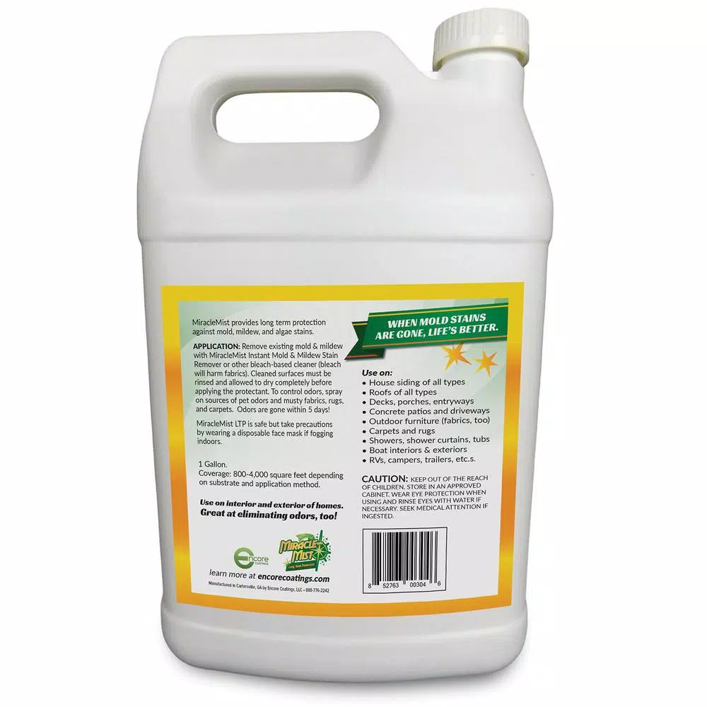 MIRACLEMIST Mold and Mildew Protectant Bundle - 1/2 Gal. Concentrate & 32 oz. Spray Bottle