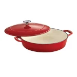 Tramontina 4 Qt. Enameled Cast Iron Braising Pan with Lid thumbnail 1
