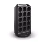 Mind Reader 2-Piece Coffee Pod Carousel and Condiment Organizer Set, Black thumbnail 5