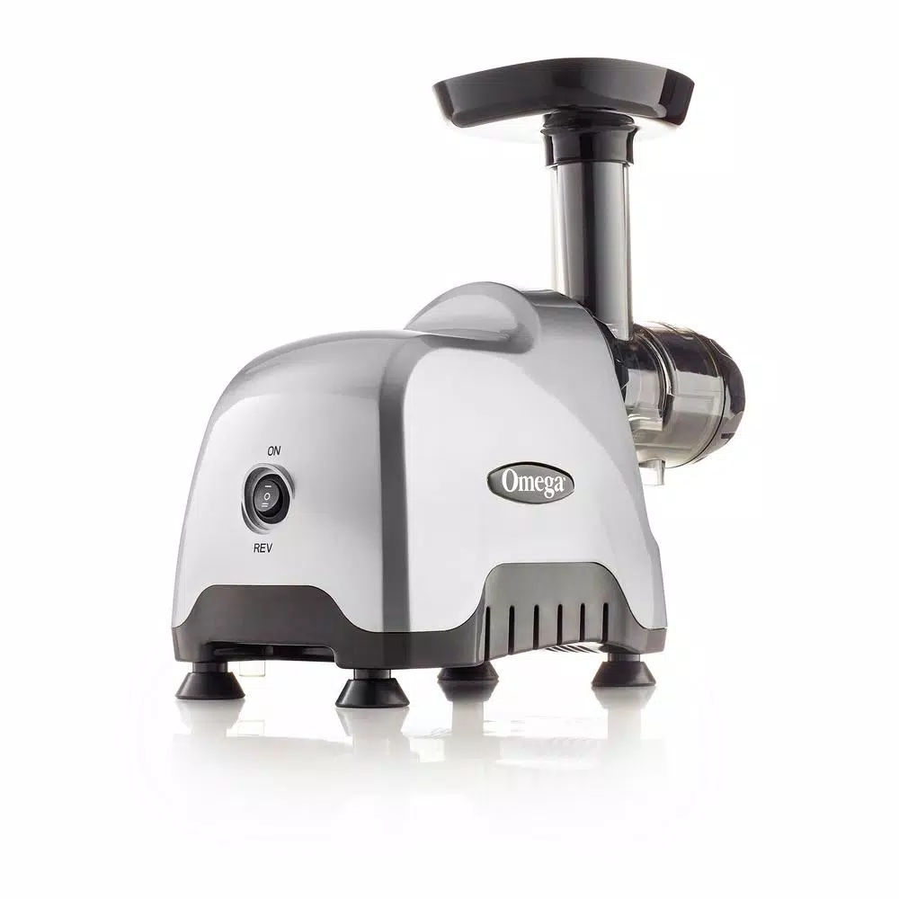 Omega CNC80S Compact Slow Masticating Juicer and Nutrition System, Silver