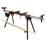 WEN Collapsible Rolling Miter Saw Stand with 3 Onboard Outlets thumbnail 3