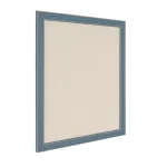 DesignOvation Kate and Laurel Harvest Fabric Pinboard Memo Board - Blue Farmhouse Style thumbnail 2