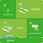 Swiffer Sweeper Dry Cloth Refills with Gain Original Scent, 37-Count, 4-Pack thumbnail 6