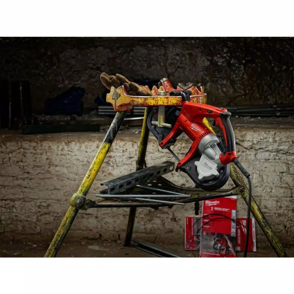 Milwaukee 6242-6 7 Amp Compact Corded Portable Band Saw with Carrying Case