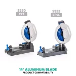 Evolution Power Tools 14 in. 80-Teeth Carbide Metal Cutting Saw Blade for Aluminum and Non-Ferrous Metals thumbnail 3