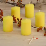 LUMABASE Citronella Scented Votive Candles, 36 Pack, Yellow Paraffin Wax thumbnail 3