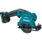 Makita 12V MAX CXT Cordless 3-3/8 in. Circular Saw Kit with Case, 2x 2.0Ah Batteries & Charger thumbnail 10