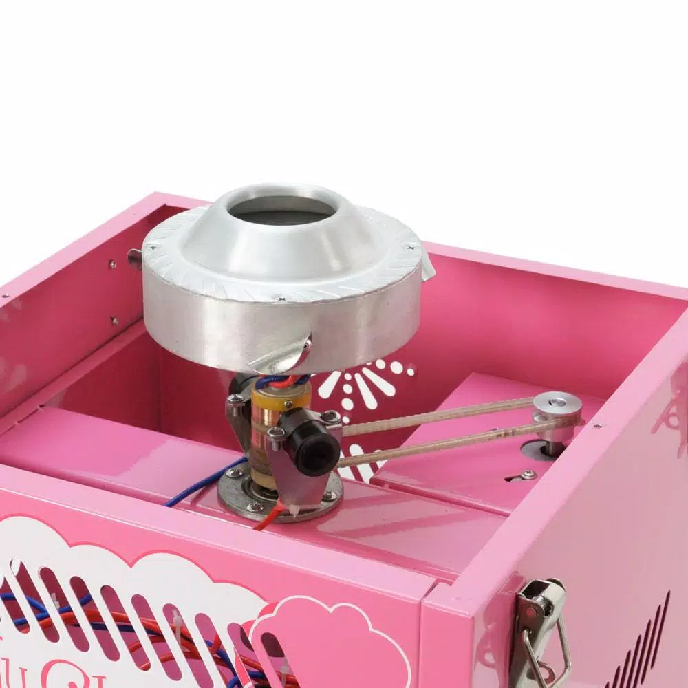 Funtime Popcorn Candy Cloud Cotton Candy Machine, Pink Countertop Floss Maker