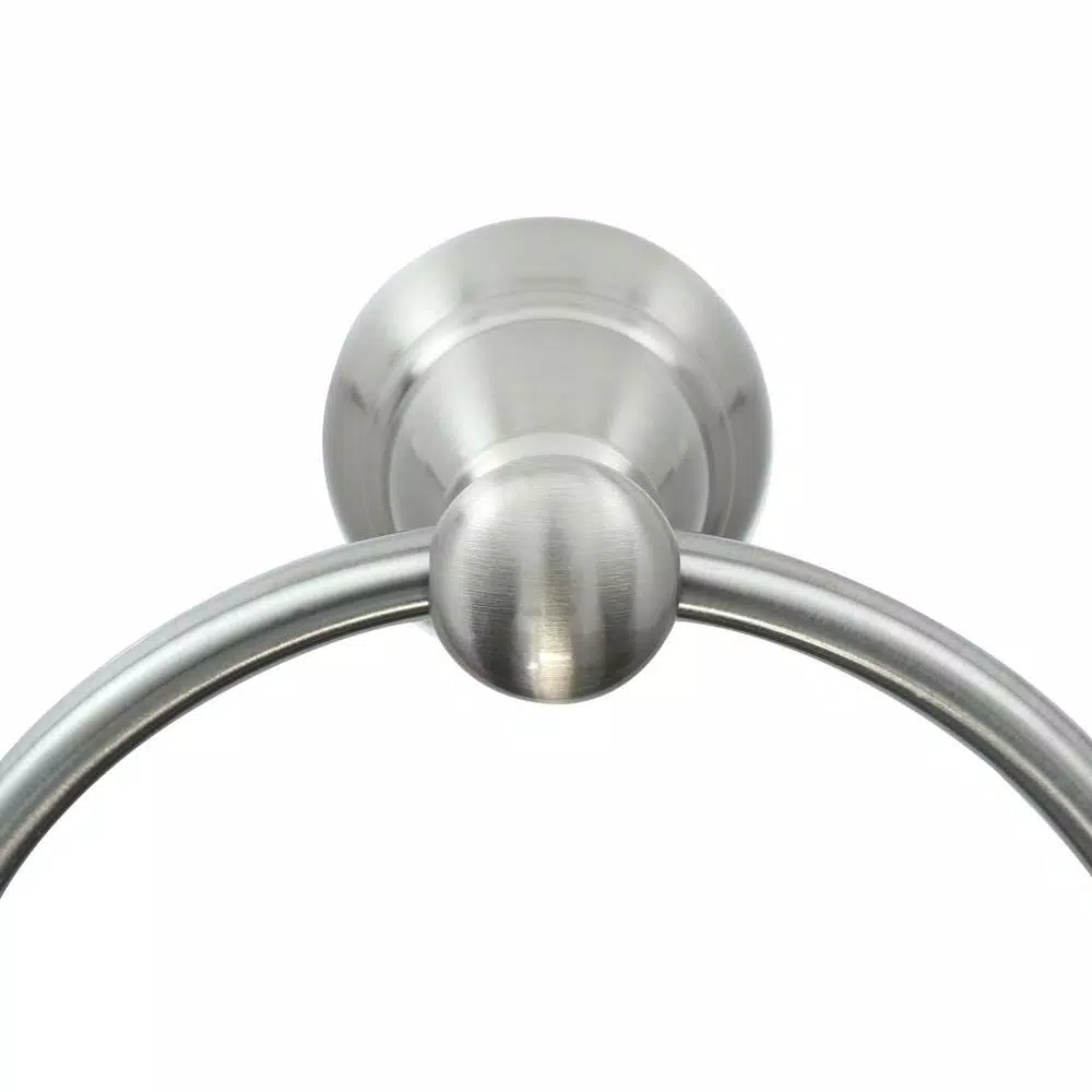 Moen Banbury 3-Piece Brushed Nickel Bath Hardware Set with 24 in. Towel Bar, Towel Ring, and Toilet Paper Holder