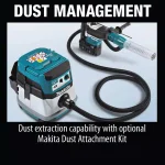 Makita 18V X2 LXT 36V Cordless SDS-MAX Rotary Hammer Kit with 1/2 in. Impact Wrench Bonus thumbnail 6