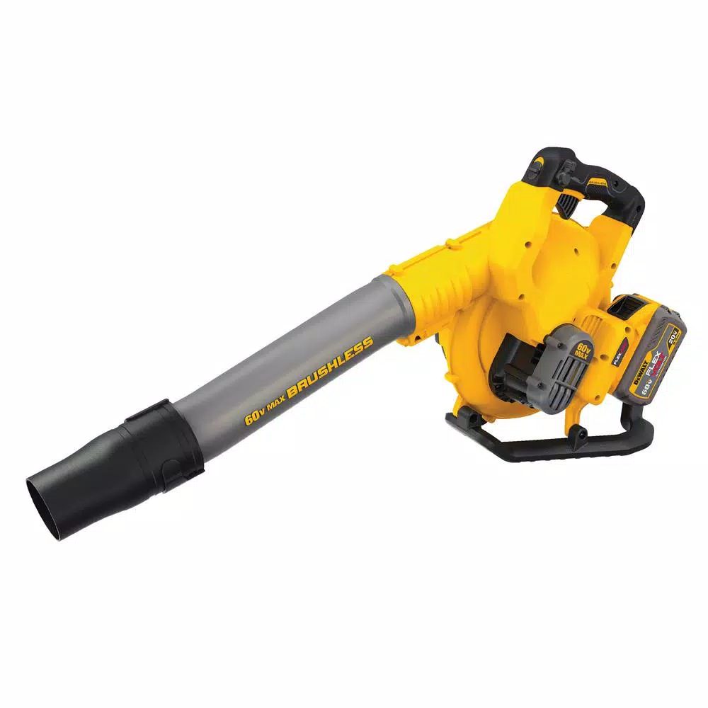 DEWALT 60V MAX Cordless FLEXVOLT Handheld Leaf Blower Kit with (2) 3.0Ah Batteries, Charger & Bonus 16 in. Chainsaw