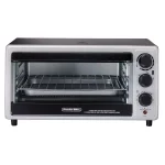 Proctor Silex 1500-Watt 6-Slice Silver Toaster Oven with Toast, Bake, and Broil Settings thumbnail 1