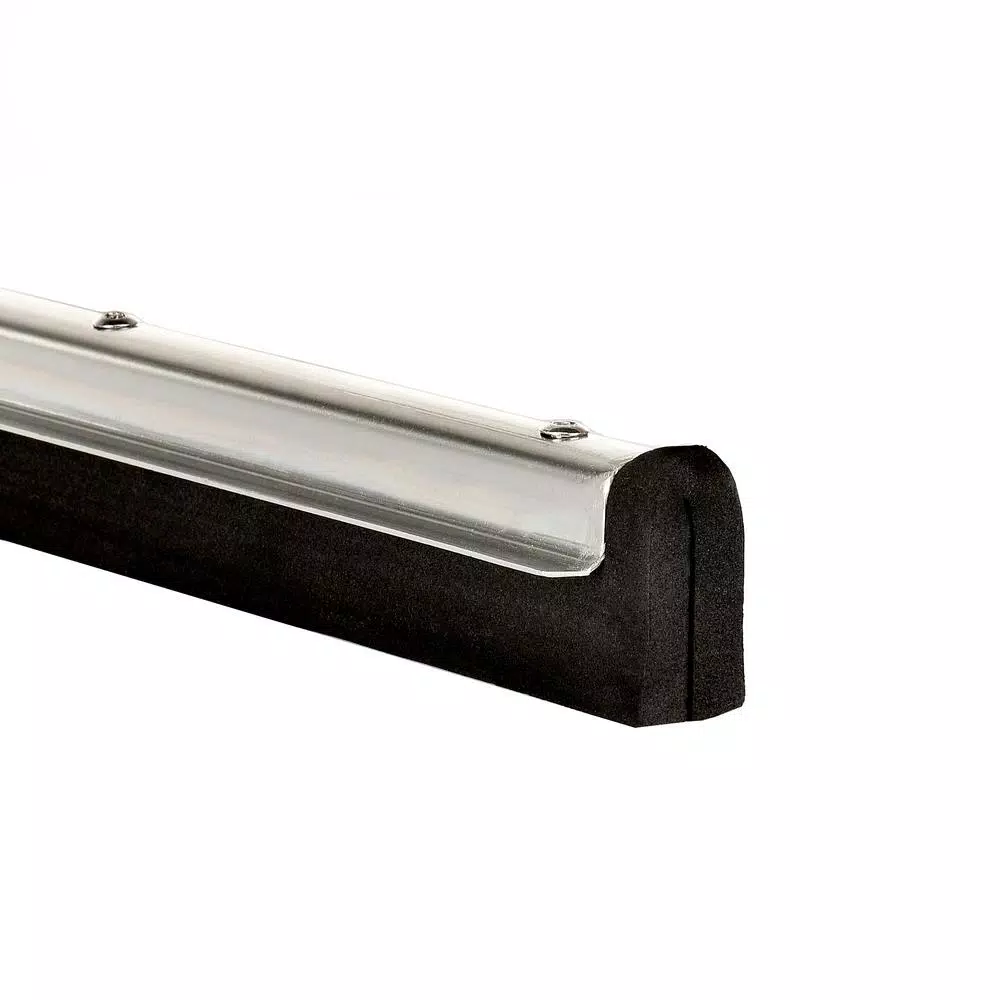 Alpine Industries 22 in. Professional Dual Moss Rubber Floor Squeegee, Black