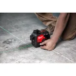 Milwaukee M12 Green 360° 3-Plane Laser Level Kit with 4.0 Ah Battery, Charger, and Case thumbnail 4