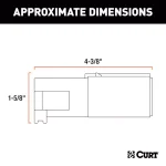 CURT 7-Way Round Trailer Connector Plug - Male End thumbnail 3