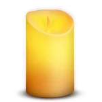 Novelty Place Flickering LED Candles, Lifelike Swinging Flame Flameless Battery Powered Warm White thumbnail 1