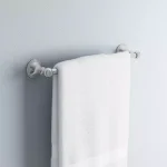 Delta Crestfield 18 in. Chrome Towel Bar, Modern Zinc Die Cast Single Towel Bar thumbnail 3