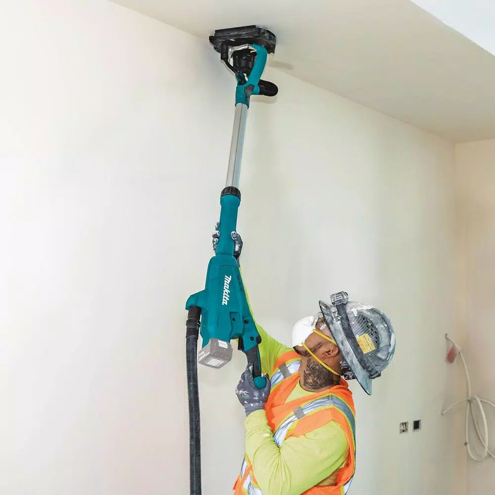 Makita 18V LXT Brushless Drywall Combo Kit: Screwdriver, Sander, 2 Gal. Vacuum & 5.0 Ah Battery/Charger Starter Pack