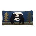 Donna Sharp Bear Dance Graphic Rectangular Decorative Throw Pillow, 11 x 22 in. thumbnail 1