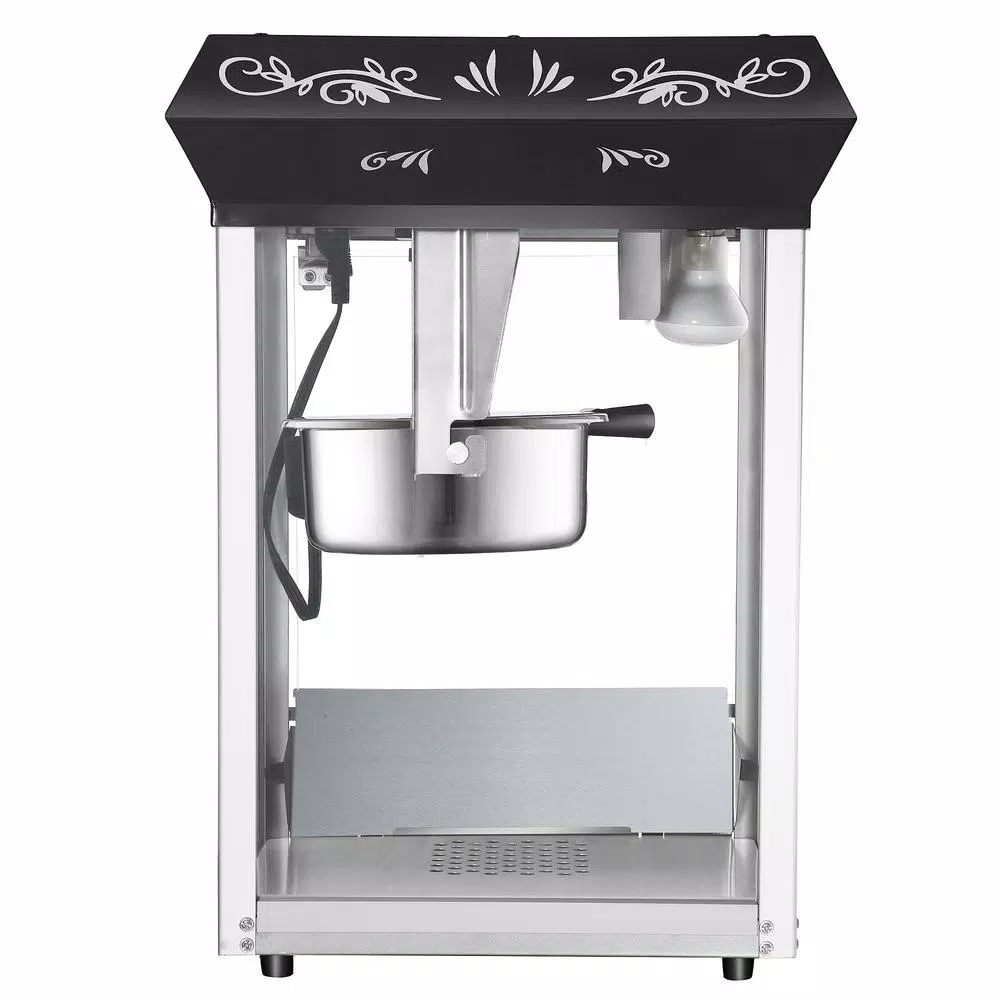 Great Northern Great Norther Foundation 6 oz. Black Countertop Popcorn Machine with Stainless Steel Kettle
