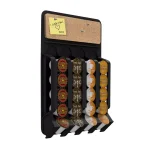 Mind Reader Mounty 20-Capacity Wall Mounted Black K-Cup Dispenser for Keurig Pods thumbnail 2