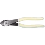 Klein Tools 8 in. Hi-Viz Diagonal Cutting Angled Head Pliers thumbnail 1