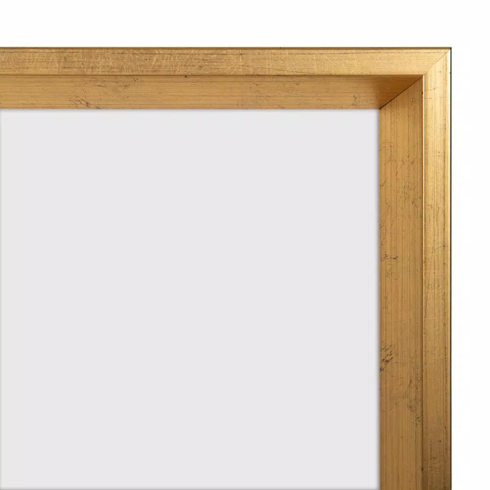 Kate and Laurel Calter Gold Framed Magnetic Dry Erase Board