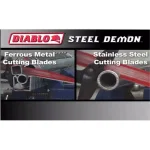 Diablo Steel Demon 9 in. 14/18 TPI Bi-Metal Medium Metal Cutting Reciprocating Saw Blades, 6-Pack thumbnail 5