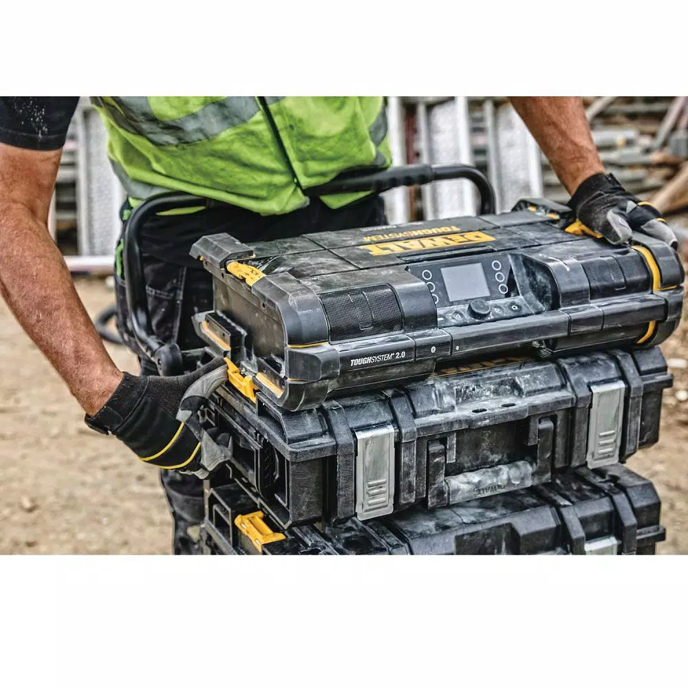 DEWALT TOUGHSYSTEM 2.0 Bluetooth Jobsite Radio and Charger