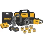 DEWALT FLEXVOLT 60V MAX Cordless 1/2 in. - 2 in. Pipe Threader Kit with (2) 9.0 Ah Batteries & Die Heads thumbnail 1