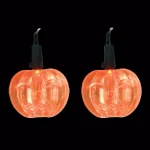 Brite Star 10-Light Orange LED Pumpkin Halloween String Lights, Battery Operated (Set of 2) thumbnail 1