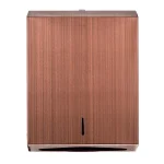 Alpine Industries Rose Gold Stainless Steel C-Fold and Multi-Fold Paper Towel Dispenser thumbnail 2