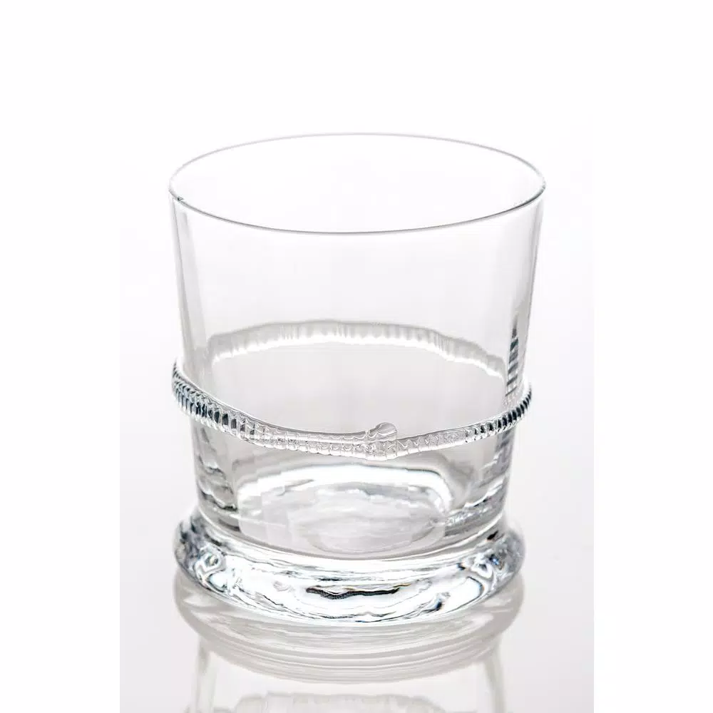 Abigails Lionshead Double Old-Fashioned Glass with Applied Rope Detail (Set of 4)