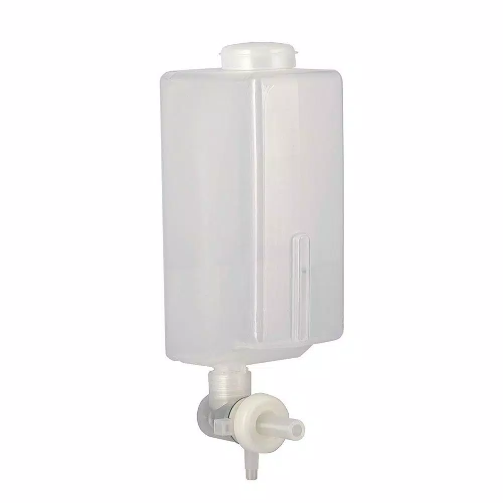 Alpine Industries Dual Soap and Hand Sanitizer Dispenser, 1100 ml, Gray