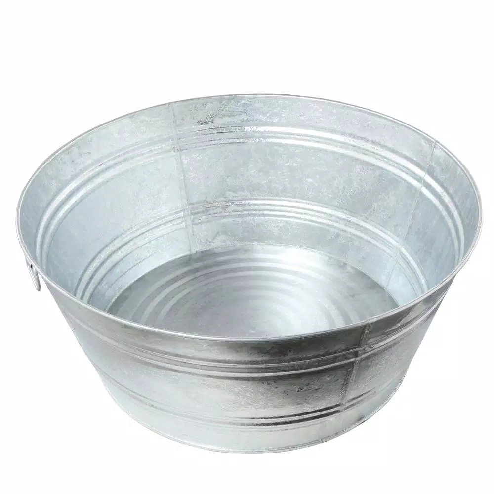 Behrens 35 Gal. Hot Dipped Galvanized Steel Round Utility Tub