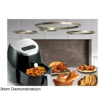 Rosewill 3.7 Qt. Digital Air Fryer with LED Touch Display, 1350W Oil-Free Rapid Air Circulation Fryer, Black thumbnail 4