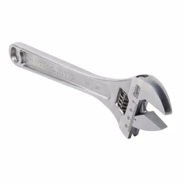 Klein Tools 10 in. Extra Capacity Adjustable Wrench, 1-5/16 in. Jaw Capacity