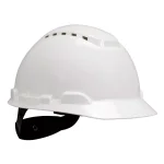 3M H-700 Series Vented White Hard Hat with UVicator Sensor (Case of 20) thumbnail 1