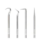 TEKTON 4-Piece Mini Pick and Hook Set, Hardened Steel Precision Tools thumbnail 4