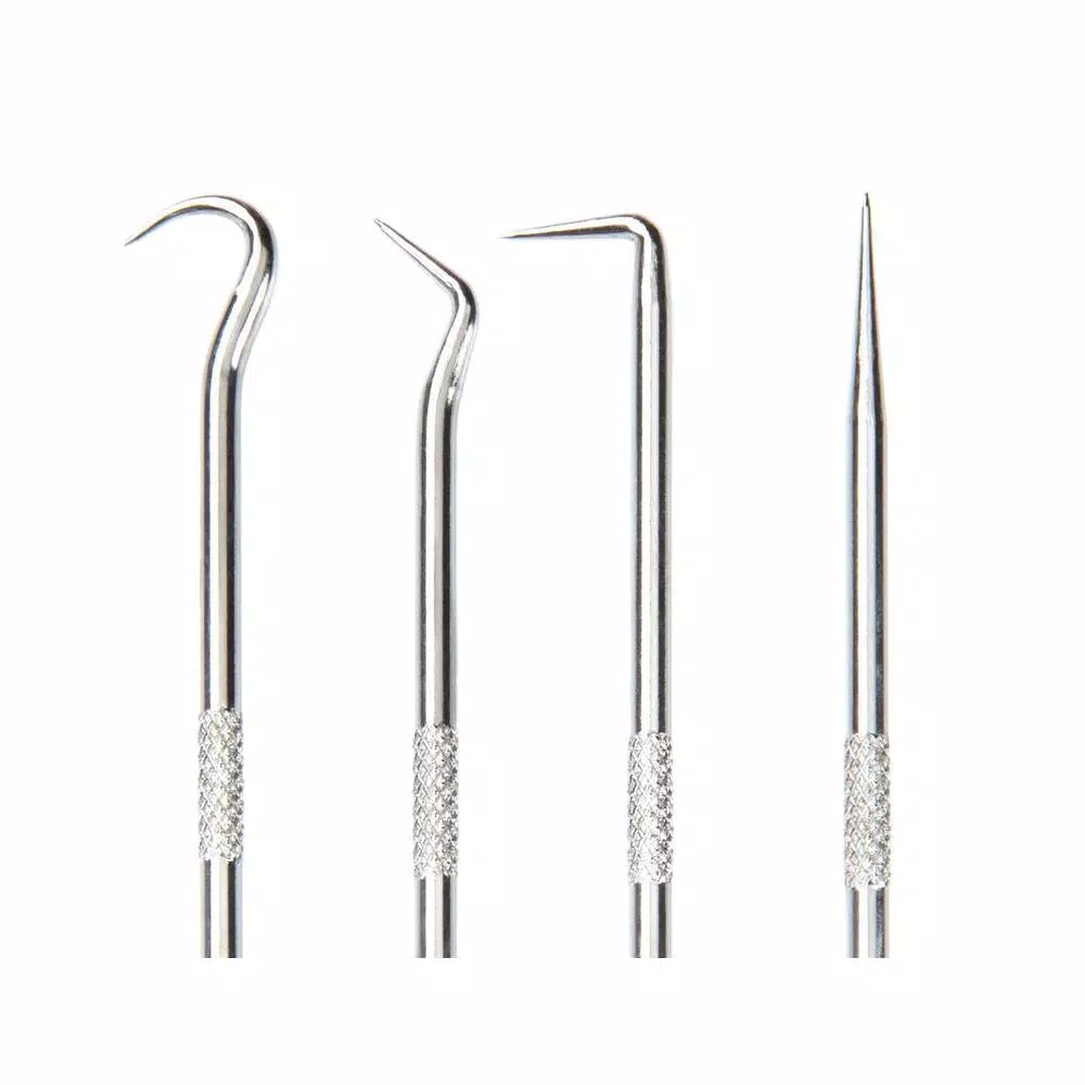 TEKTON 4-Piece Mini Pick and Hook Set, Hardened Steel Precision Tools