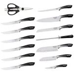 Top Chef Officially Licensed 15-Piece Stainless Steel Knife Set with Wood Block thumbnail 1