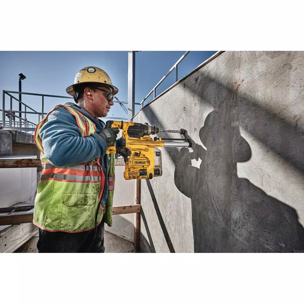 DEWALT 8.5 Amp 1-1/8 in. SDS Plus Corded Rotary Hammer Kit with Onboard Dust Extractor