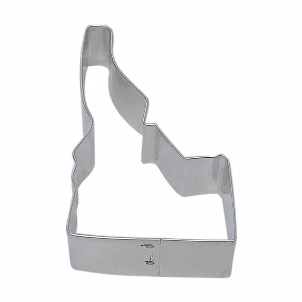 CybrTrayd-R&M 12-Piece Idaho State Tinplated Steel Cookie Cutter & Recipe Set