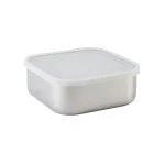 Tramontina 3-Piece Stainless Steel Square Food Storage Container Set with Frosted Lids thumbnail 5