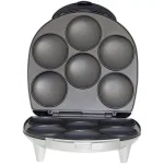 Brentwood Appliances AR-136 6-Piece Nonstick Arepa Maker, Silver Countertop Specialty Grill thumbnail 1